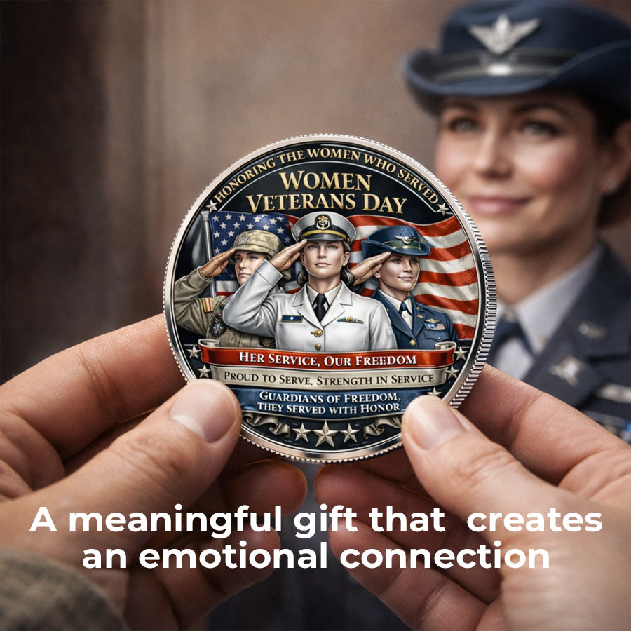 ๐ฅLast Day 50% OFF๐ฅWomen Veterans Day Commemorative Coin