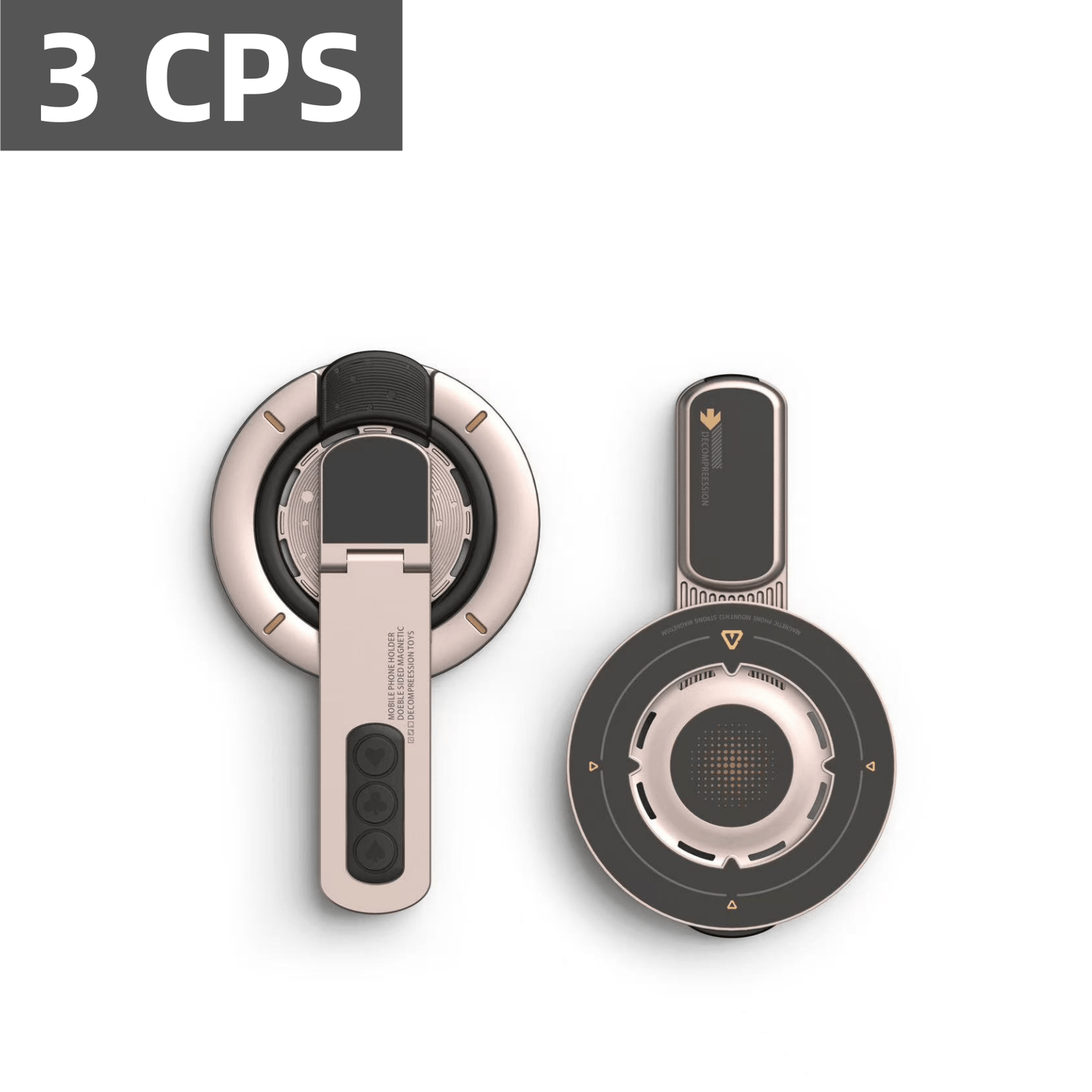 Double-Sided Magnetic Suction Decompression Ring Mobile Phone Bracket