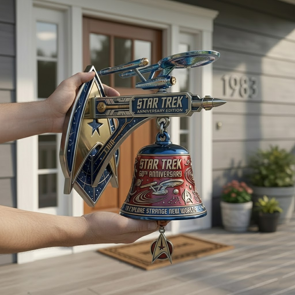 Star Trek 60th Anniversary Commemorative Wall Bell