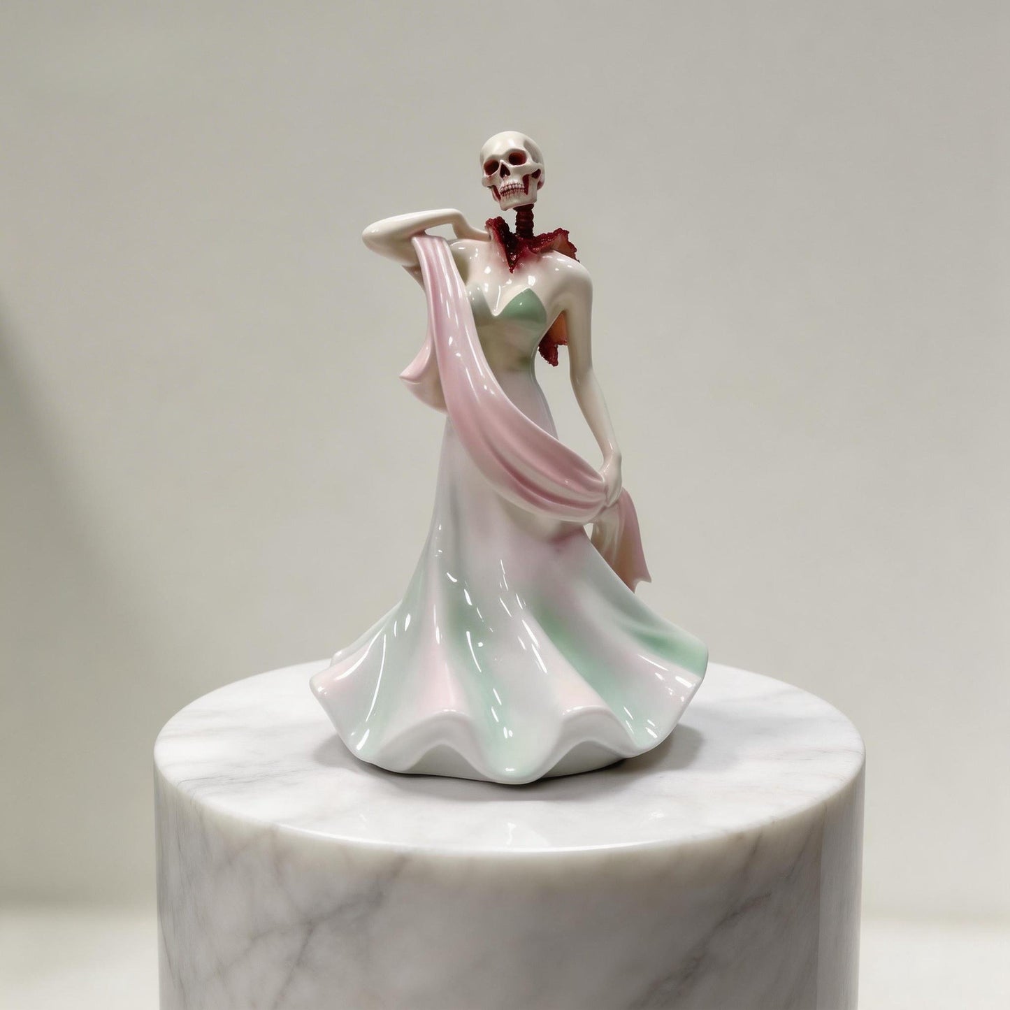 ๐ฅLast Day 60% OFF - Broken Ladies Ceramic Art Figure โ Handcrafted Mixed Media Sculpture