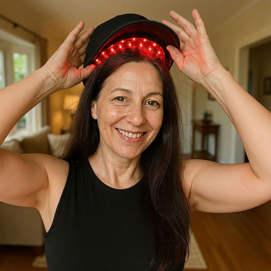 ๐งข 50% OFF โ Advanced Red Light Therapy Hair Growth Cap | Thicker, Fuller Hair at Home