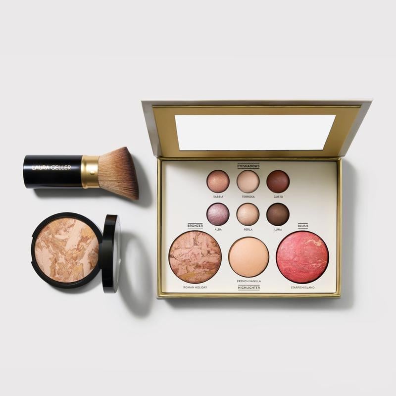 🔥 💄 Baked Starter Kit (3-teilig) | Gesichtspalette + Foundation + 🖌️Kabuki-Pinsel ✈️ Beim Kauf von 2 Stück: Kostenloser Versand