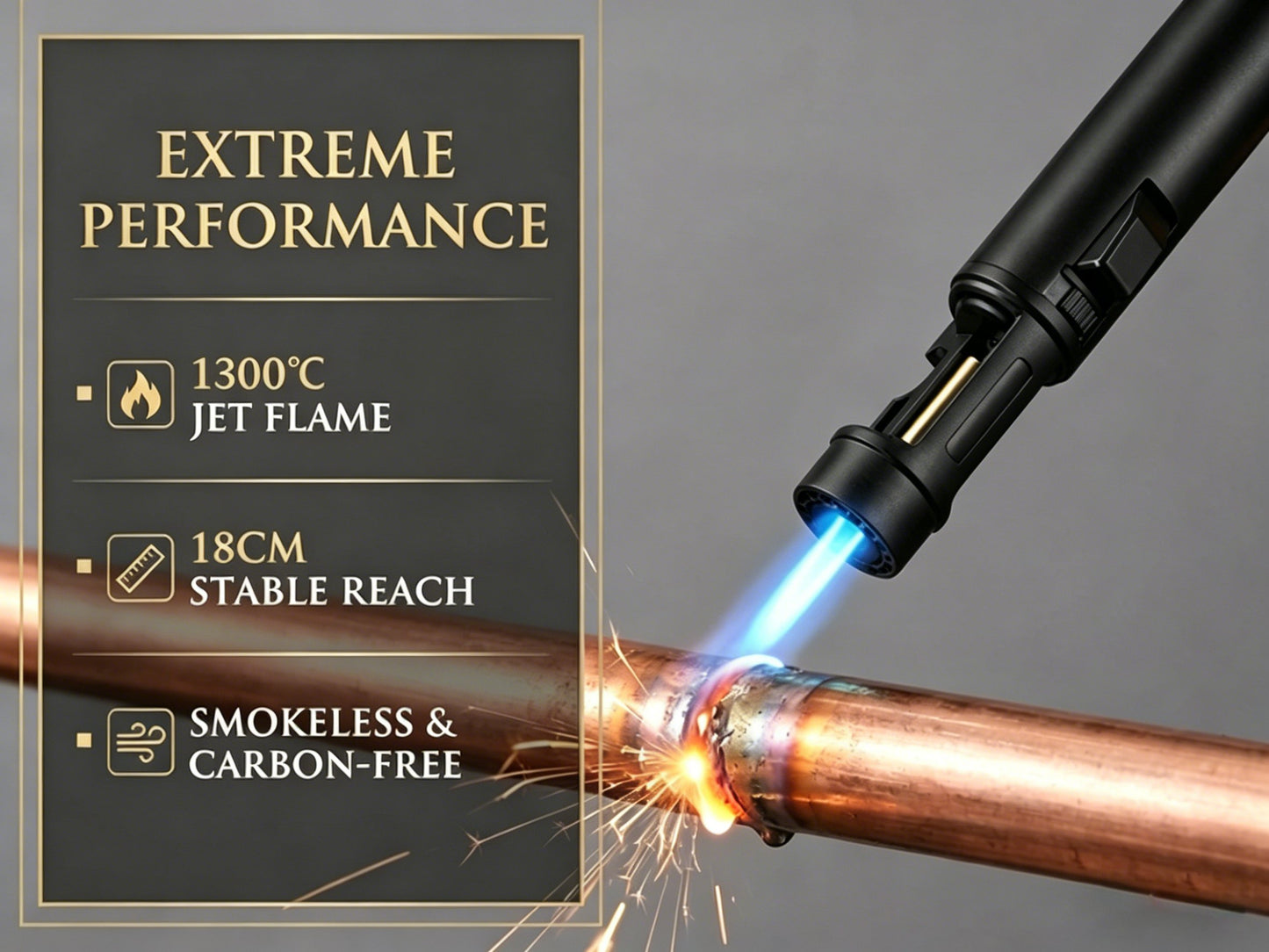 Portable Torch Lighter-๐ฅ 1300ยฐC of Pure Power โ Windproof, Refillable & Ready for Anything! ๐จ๐ณ๐๏ธ