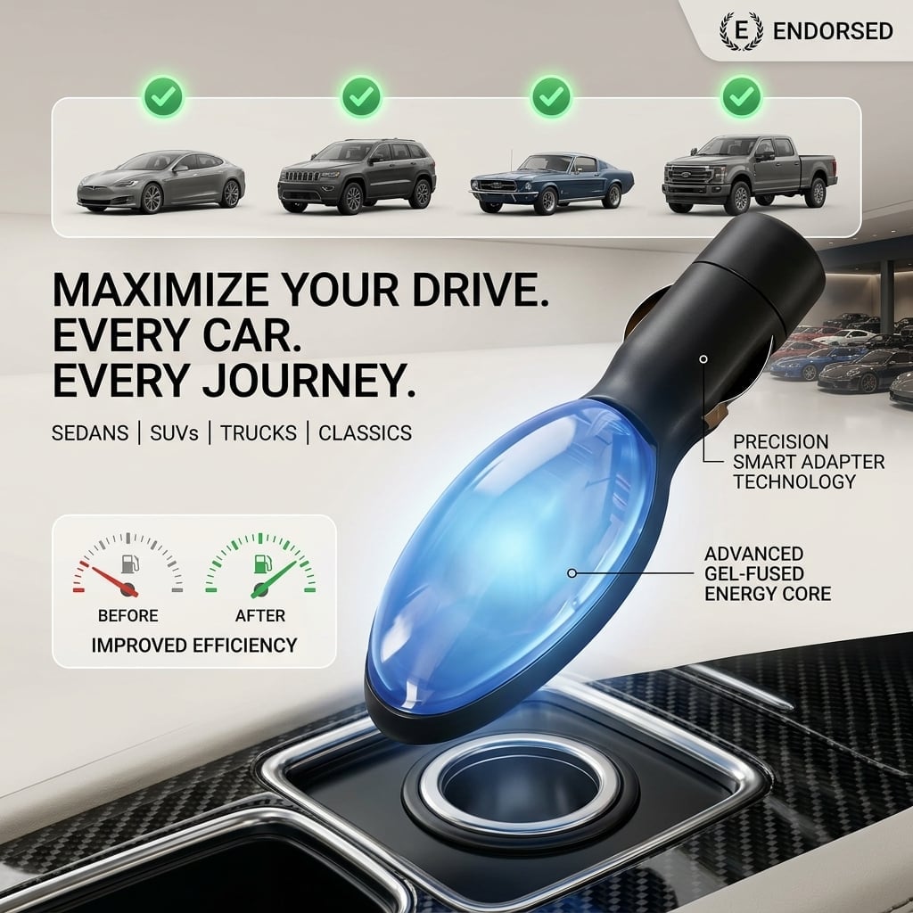 ๐Saves 30% on fuel consumption. โ Plug-and-Play Fuel Saver: Drive Further, Improve Fuel Efficiency