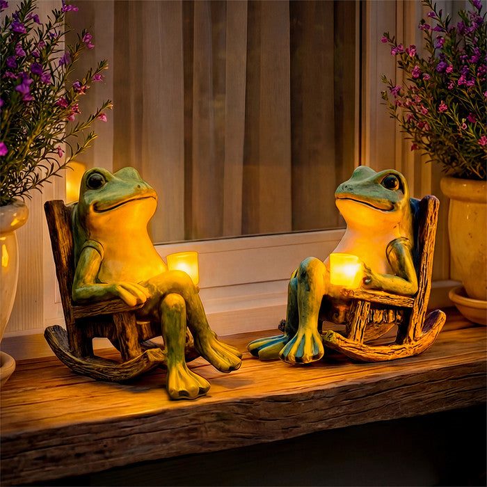 ๐ฅHot Sale 49% OffโจSolar Glowing Garden Frog๐ธ
