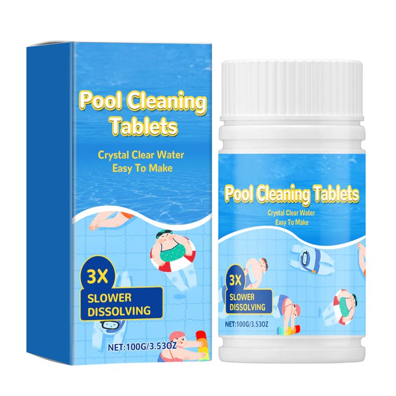 🏊♂️Pool Cleaning Tablets for Crystal Clear Water 💦