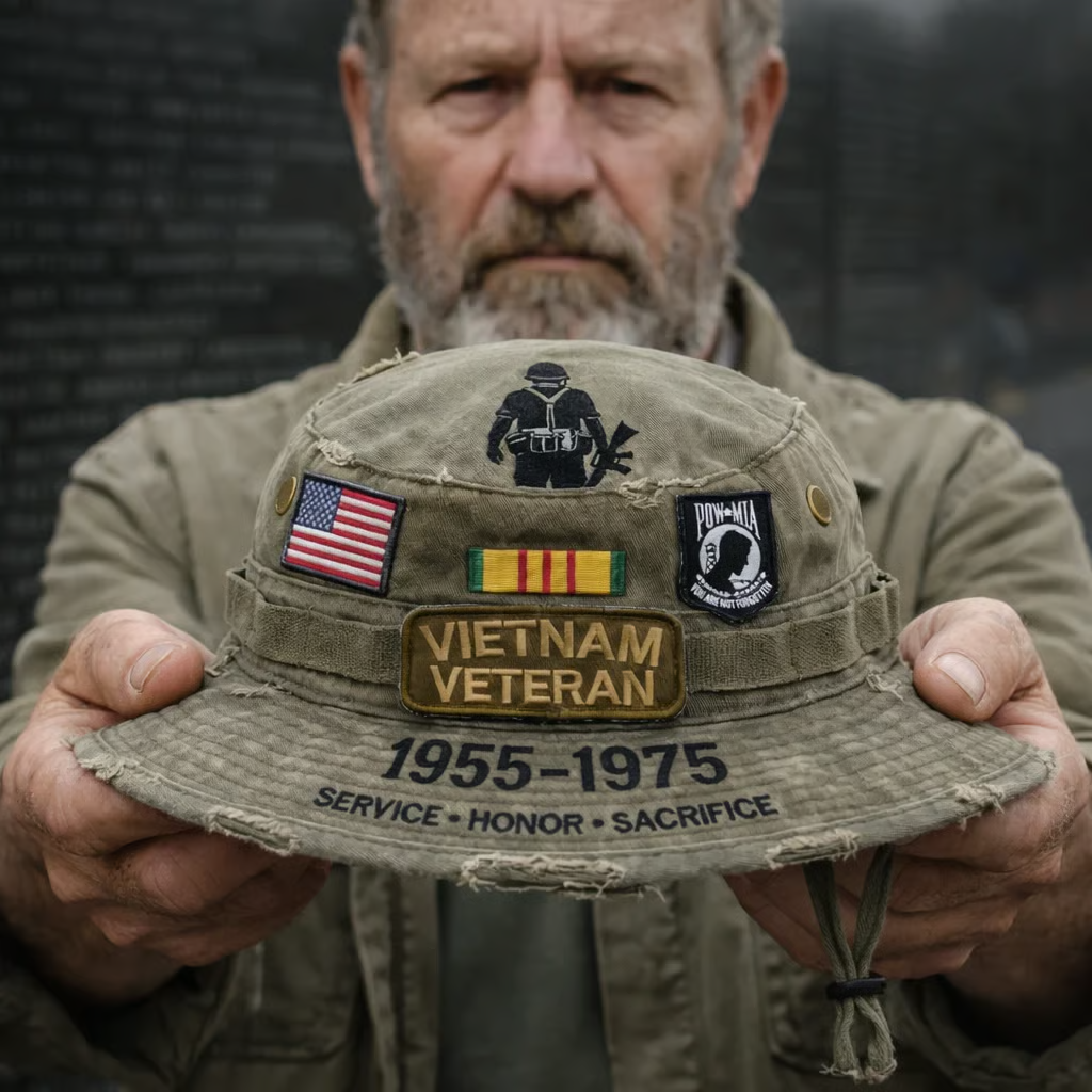 ๐Last Day Promo: 49% OFF ๐๏ธVietnam Veteran Tribute Boonie Hat โ Honor Their Service & Sacrifice โ Durable Tactical Outdoor Sun Hat