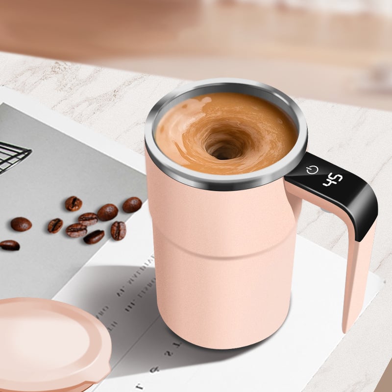 ๐ฅElectric coffee mug with a built-in LCD thermometer