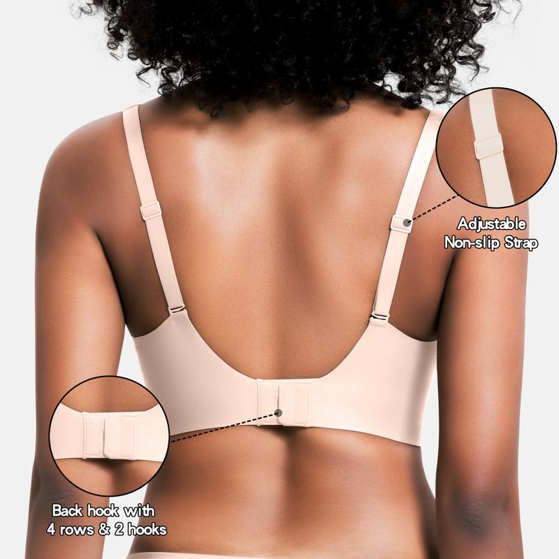 🩱 Nahtloser, figurbetonter Comfort-Fit-BH