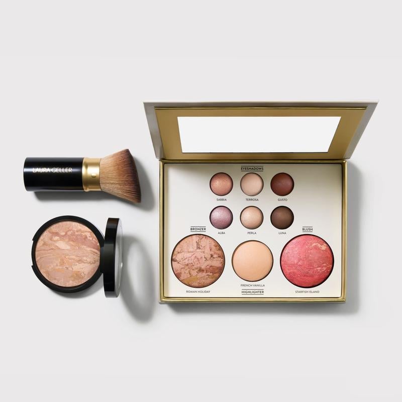 🔥 💄 Baked Starter Kit (3-teilig) | Gesichtspalette + Foundation + 🖌️Kabuki-Pinsel ✈️ Beim Kauf von 2 Stück: Kostenloser Versand