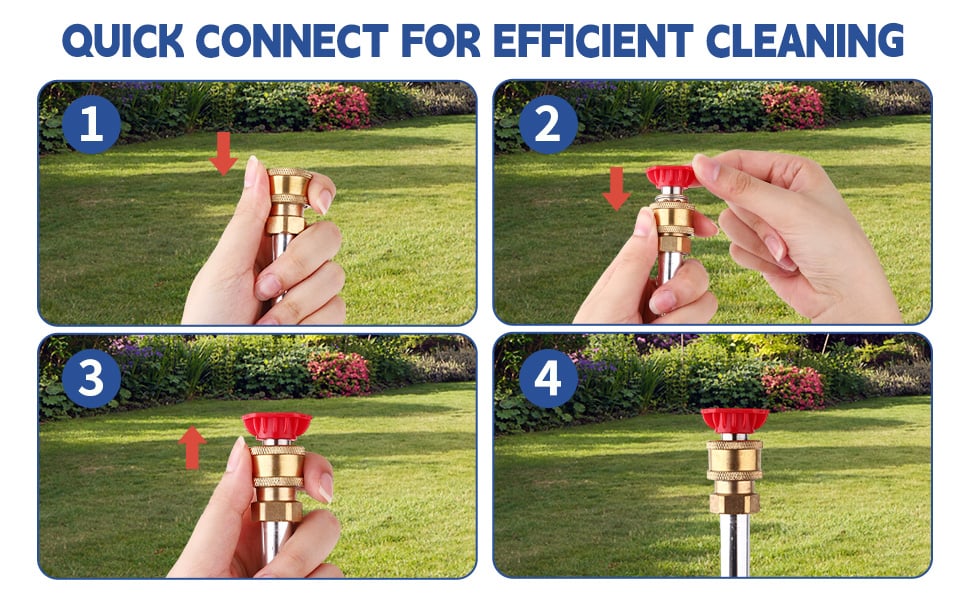 ๐ฅLast Day 49% OFF - ๐ ๏ธ2026 Upgraded Heavy-Duty Jet Nozzle Power Washer for Garden Hose