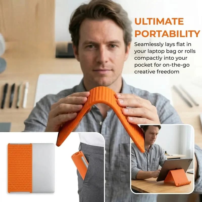 🔥Last Day 49% OFF - Ultimate Flexible Phone Stand — Foldable Silicone Holder with Multi-Angle Adjustments