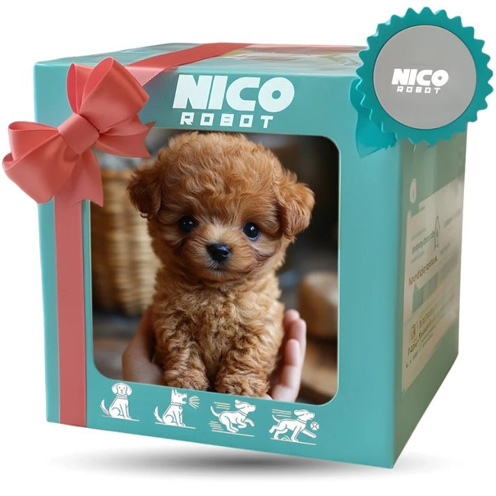 🏆2026 New Realistic Robotic Dog Plush Toy