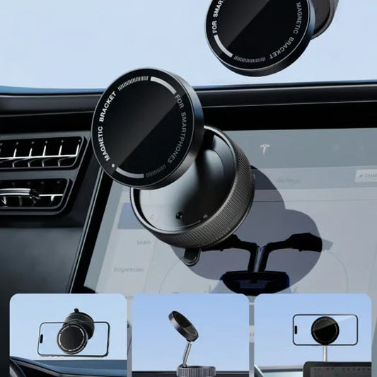 🚗🧲 Rock-Solid Magnetic Car Phone Mount – 360° Rotation & Anti-Shake Secure Hold 📱✨