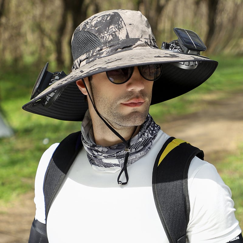 2026 Summer Hot Sale 49% OFF🔥Solar Fan Hat