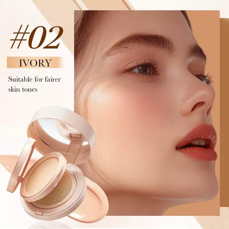 2-in-1 Air Cushion BB Cream & Concealer Duo — Full-Face Coverage