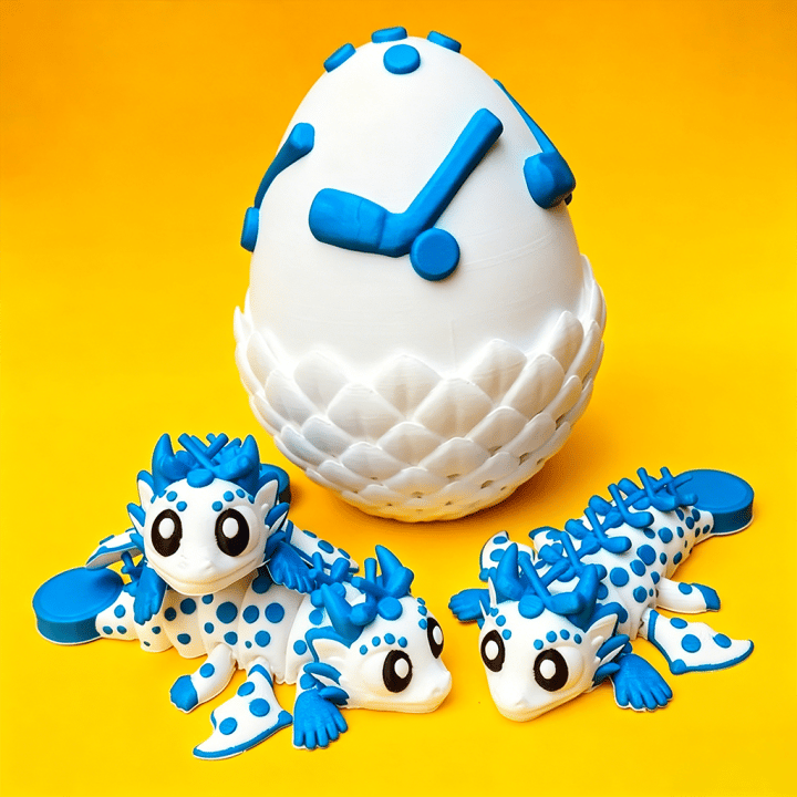 🎁LAST DAY 50% OFF-⚾ Baseball Dragons & Egg: Winged Dragon Fidget Toy