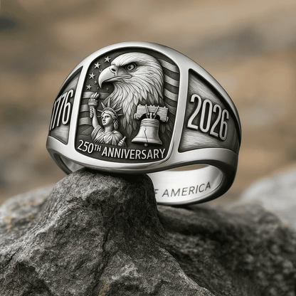 🔥Last 4 Hours Sale: 250th Anniversary Edition U.S. Heritage Ring