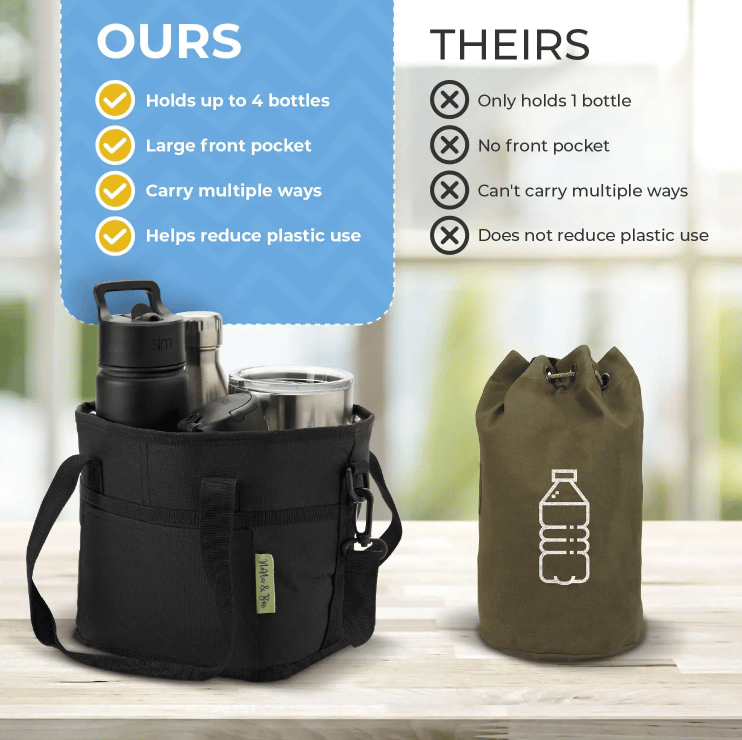 🔥Last Day 49% OFF - ✨Family Size 4 Compartment Drink Bag