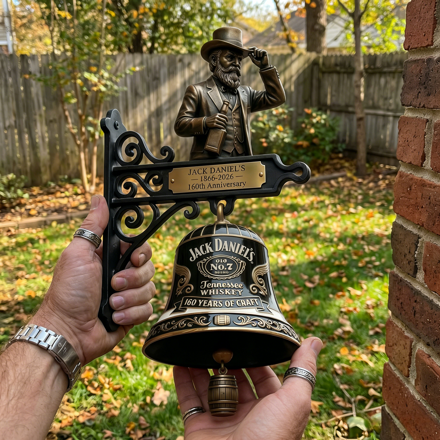 Jack Daniel's 160th Anniversary Commemorative Wall Bell 🔔