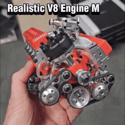🎁 Warehouse Clearance🏆 10,000 Sold This Week✨Gasoline OHV V8 Small-block Engine Model Kits