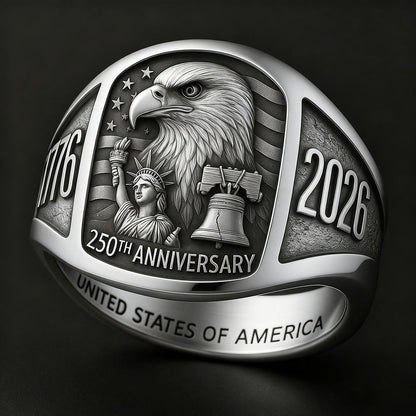 🔥Last 4 Hours Sale: 250th Anniversary Edition U.S. Heritage Ring