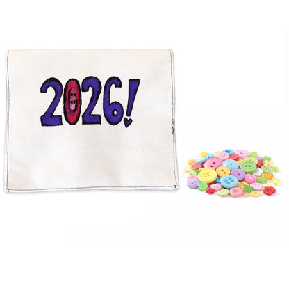 ✨📅2026 Button Calendar: Stitch Your Year One Button at a Time