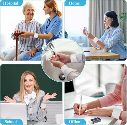 6pcs Silicone Wrist Notepad Nurse Bracelet to Do List Slap