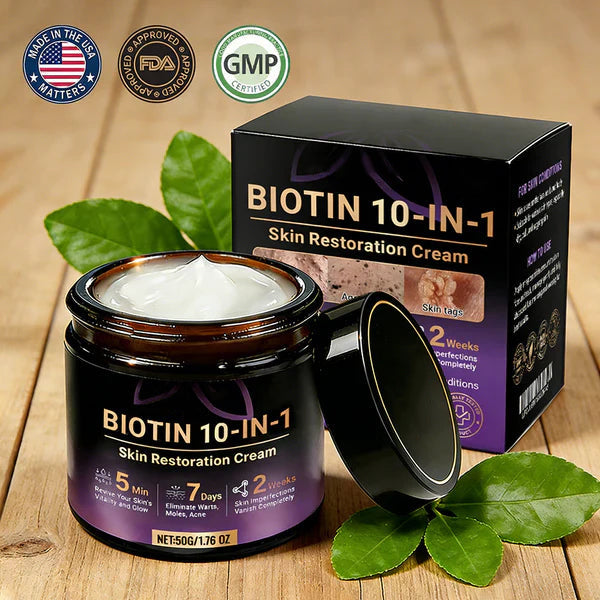 Made and Shipped from USA ✨Biotin 10-in-1 Skin Restoration Cream 🍀