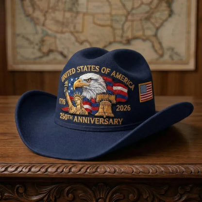 ⚡️Last Day 60% OFF -250 Years Later — Still Standing Patriotic Cowboy Hat