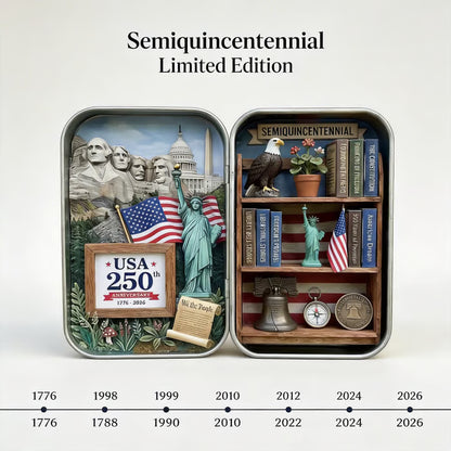 ❤️🗽USA 250th Anniversary Pocket Diorama Tin