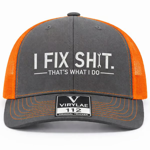 🔥LAST DAY 57% OFF-🛠️ I Fix Shit Trucker Hat – Funny Mechanic & Fixer Cap