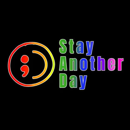 SAD Stay Another Day Mental Health Awareness Car Decal Permanent Sticker for Vehicle Windows