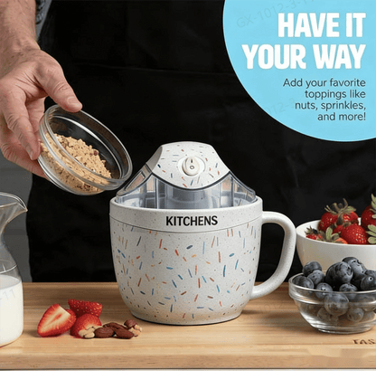 🔥Hot Sale 49% off🌟🍨KitchenHQ ice cream machine