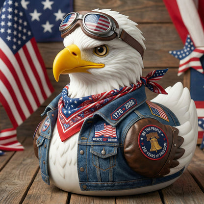 USA 250th Anniversary Liberty Eagle Commemorative Collectible Duck