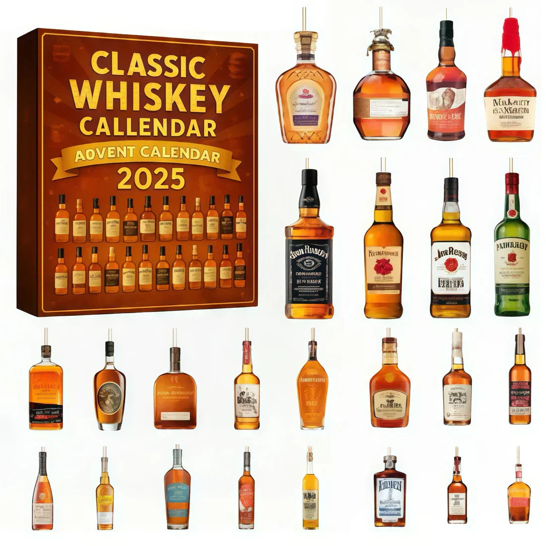 🍻 Buffalo Trace 250th Anniversary Advent Calendar – Festive Party Gift & Home Bar Decoration 🎁 |✈️ Buy 2 Get Free Shipping