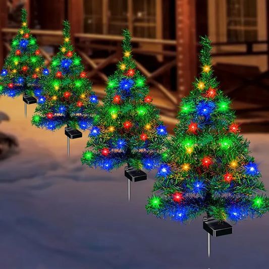 Solar Christmas tree lights
