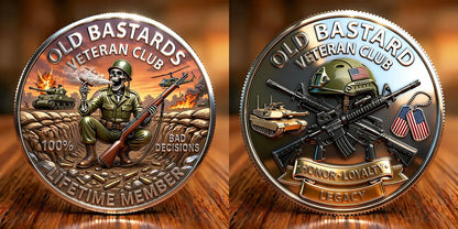🎁Last Day 50% OFF Veterans Commemorative Coin – Honor, Courage & Brotherhood