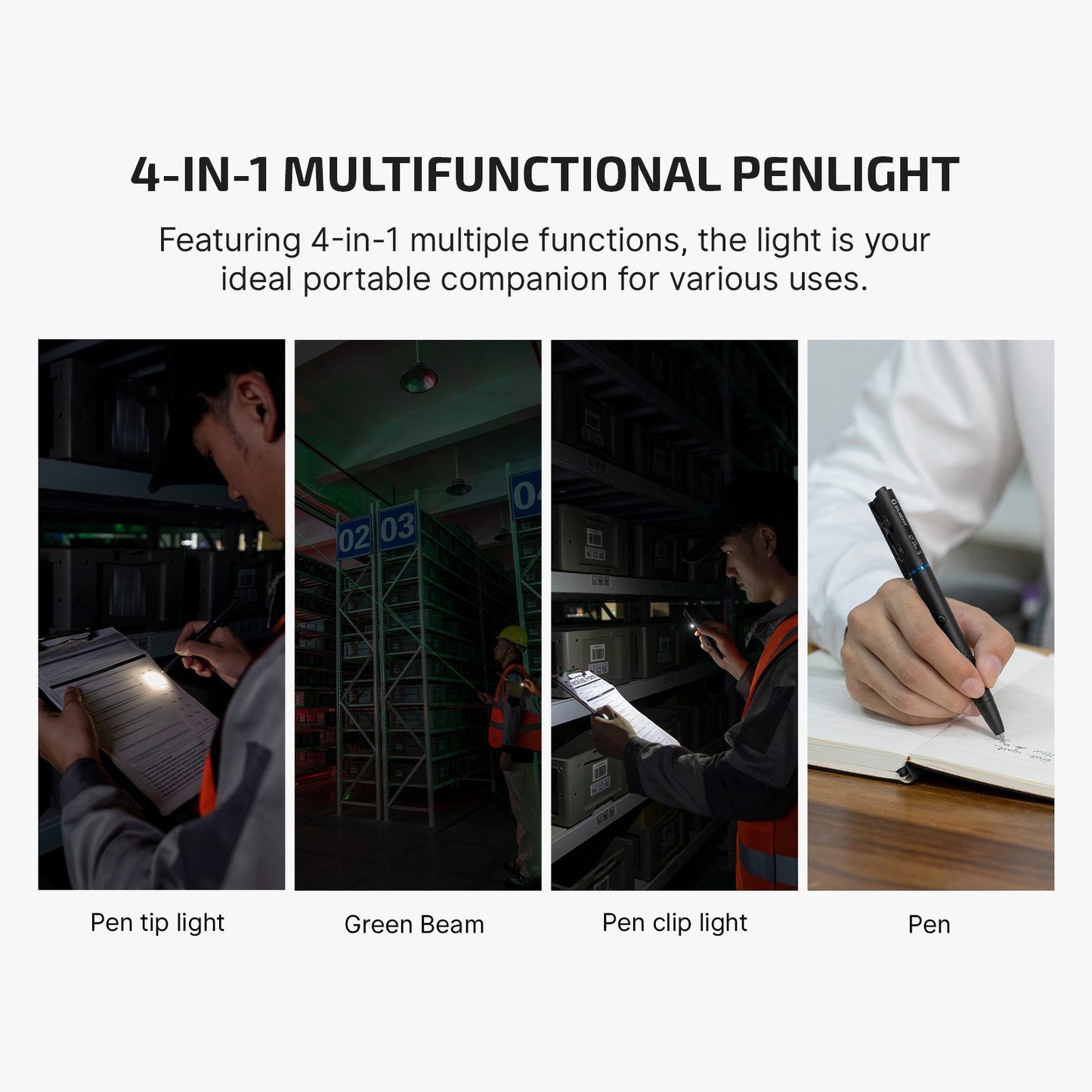🎉🎉O'Pen 3 Multifunctional Pen Light with 120 Lumens & Green Laser