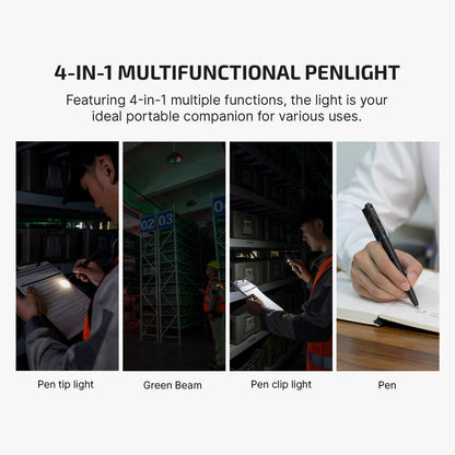 🎉🎉O'Pen 3 Multifunctional Pen Light with 120 Lumens & Green Laser