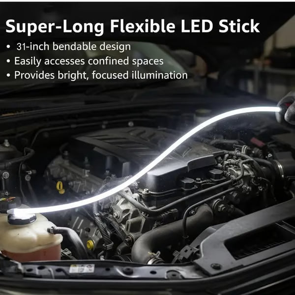 27" LED Flashlight Stick 🔋Extra-long battery life-7 hours⌛