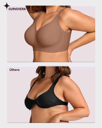 👙 Bequemer, kabelloser, figurformender BH mit voller Abdeckung