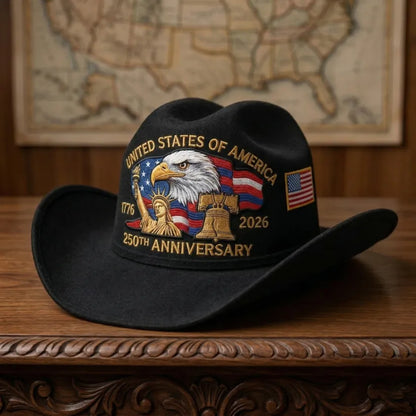 ⚡️Last Day 60% OFF -250 Years Later — Still Standing Patriotic Cowboy Hat