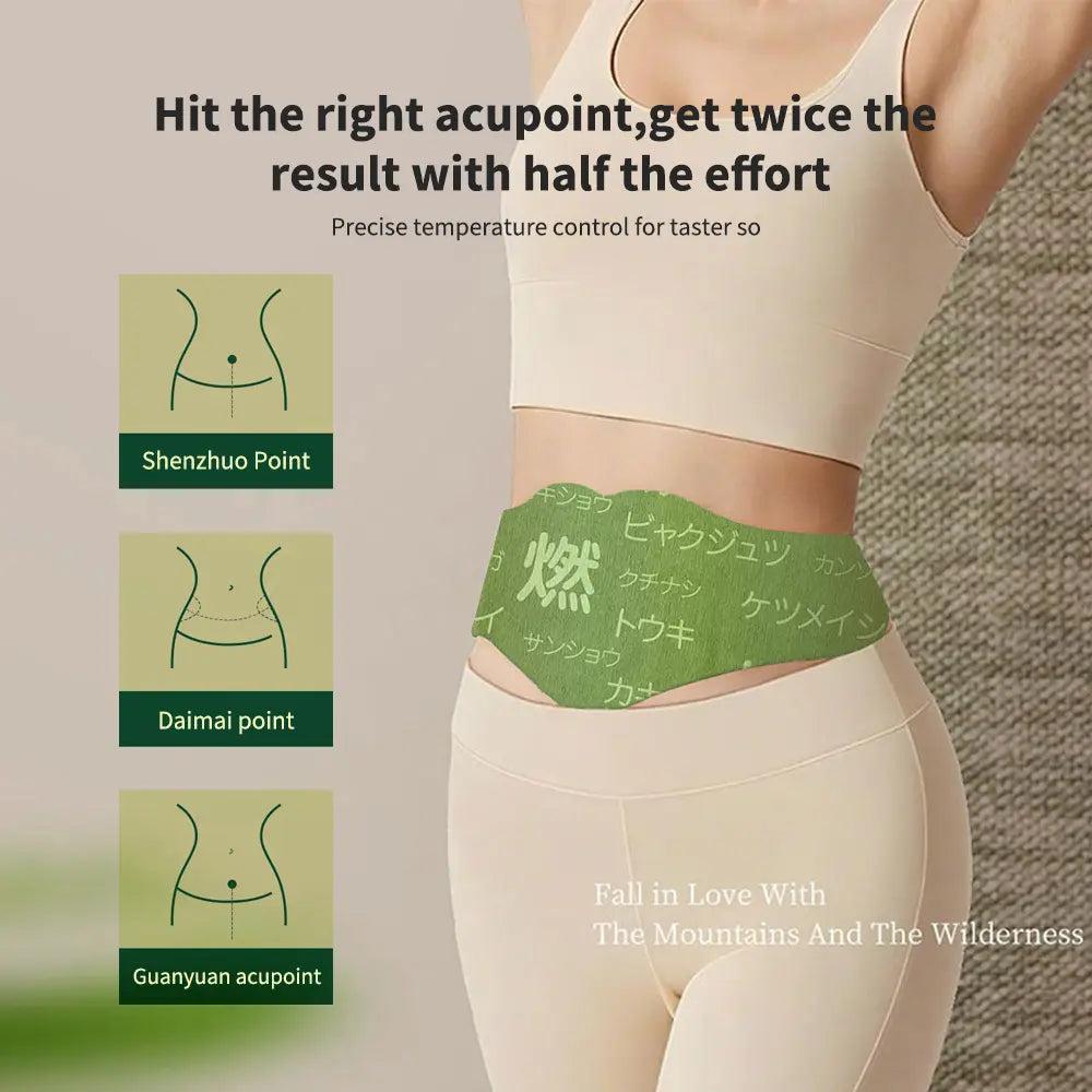 Hanpo Botanical Abdomen Patch - Soothing Herbal Belly Wrap for Core Comfort & Relaxation (Daily Wellness)