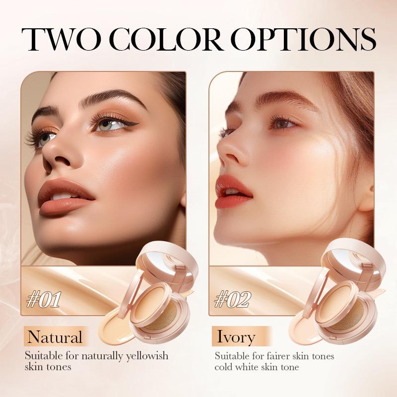 2-in-1 Air Cushion BB Cream & Concealer Duo — Full-Face Coverage