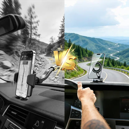 🚗🧲 Rock-Solid Magnetic Car Phone Mount – 360° Rotation & Anti-Shake Secure Hold 📱✨