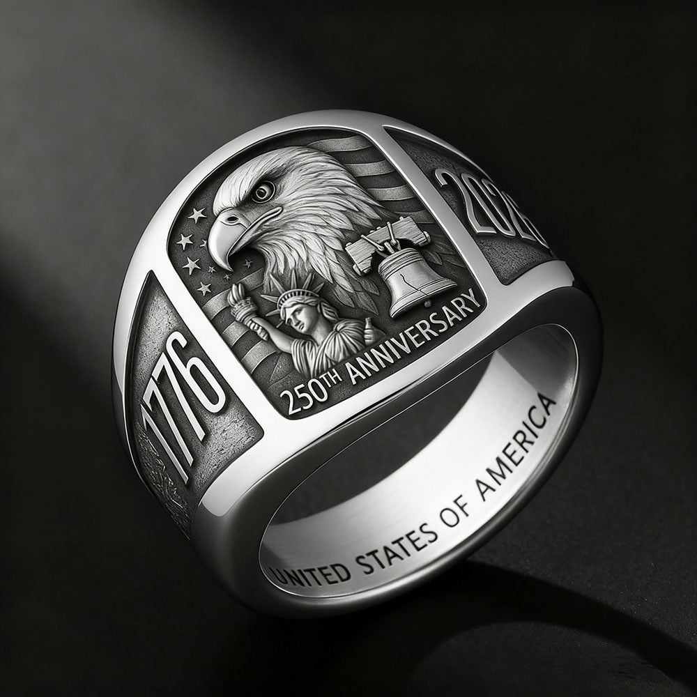 🔥Last 4 Hours Sale: 250th Anniversary Edition U.S. Heritage Ring