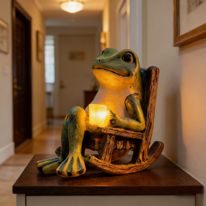 🔥Hot Sale 49% Off✨Solar Glowing Garden Frog🐸
