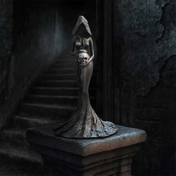 🖤Femme Fatale Collection💀 – Handmade Ceramic Gothic Figurines