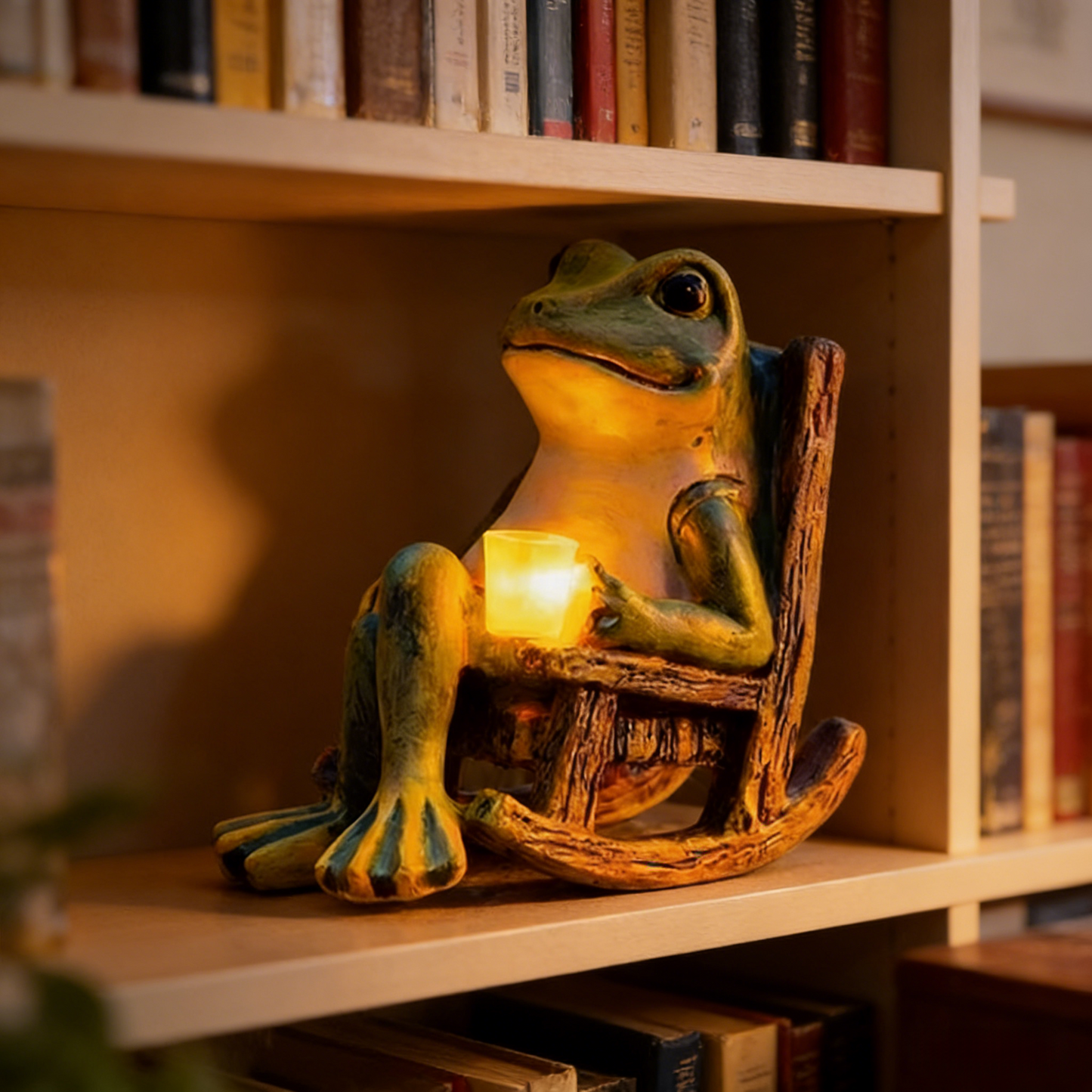 🔥Hot Sale 49% Off✨Solar Glowing Garden Frog🐸